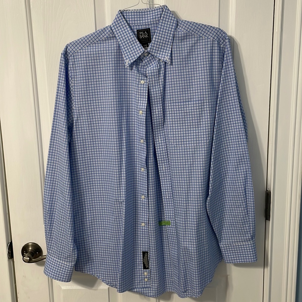Jos. A. Bank Traveler Slim Fit 16 1/2-35.
